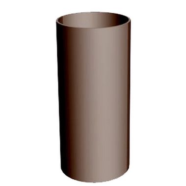 Водосток пластик. Docke (шоколад) труба водосточная D=85, 3м